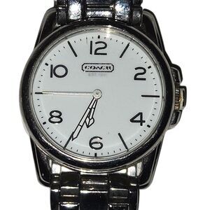 Coach Women’s Stainless Steel Bracelet Watch Silver 32mm Quartz CA.73.7.14.0751